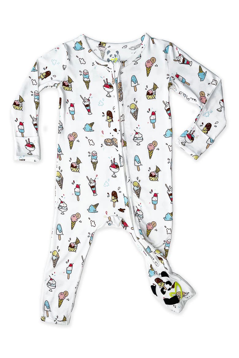 Baby Ice Cream Convertible Footie, Main, color, ICE CREAM
