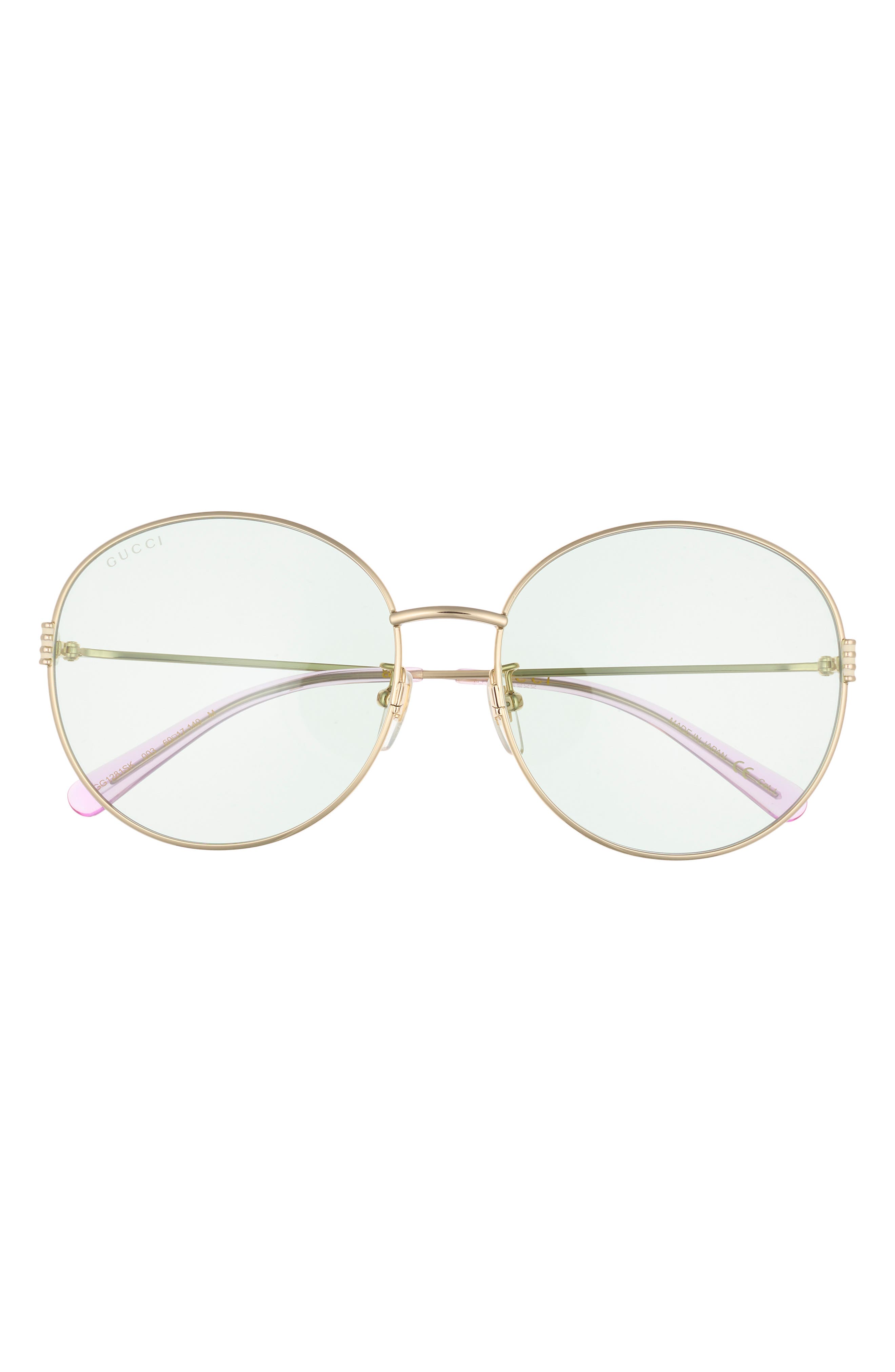 Gucci 60mm Round Sunglasses