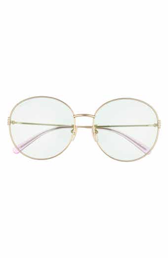 Gucci 60mm Round Sunglasses