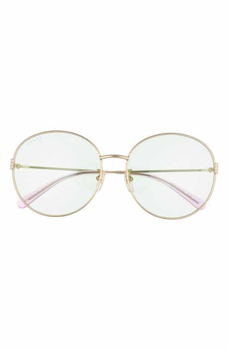 Gucci 60mm Round Sunglasses