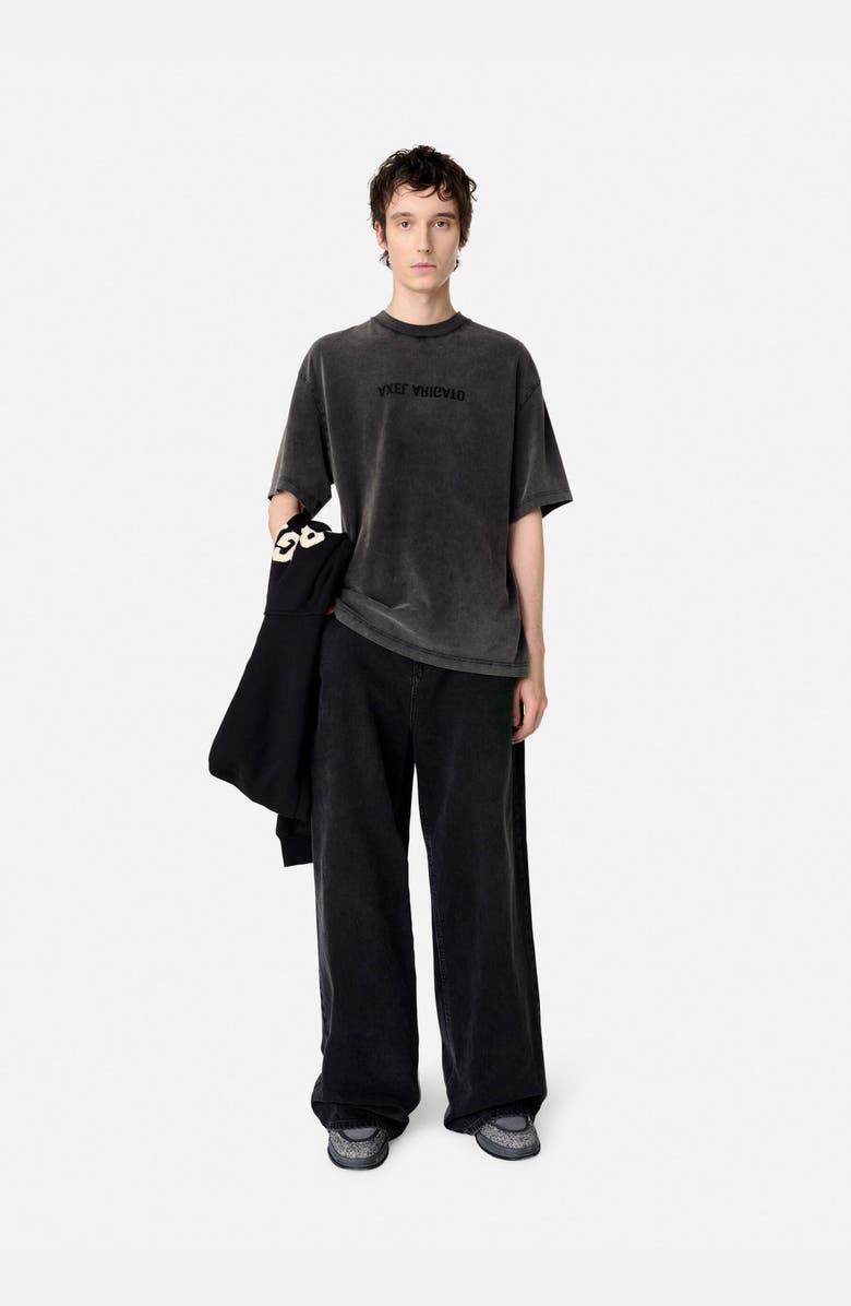 Axel Arigato Distort Washed T-Shirt, Alternate, color, Black