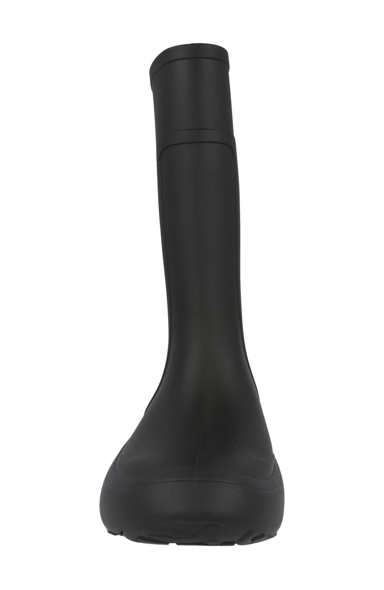 FERRAGAMO Rubber Rain Boot, Alternate, color, Black