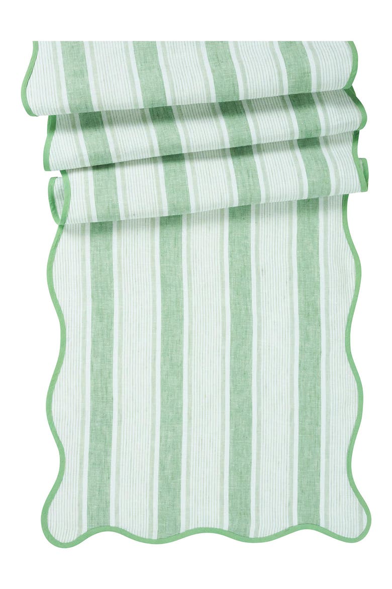 Cabana Table Runner, Main, color, SEAGRASS