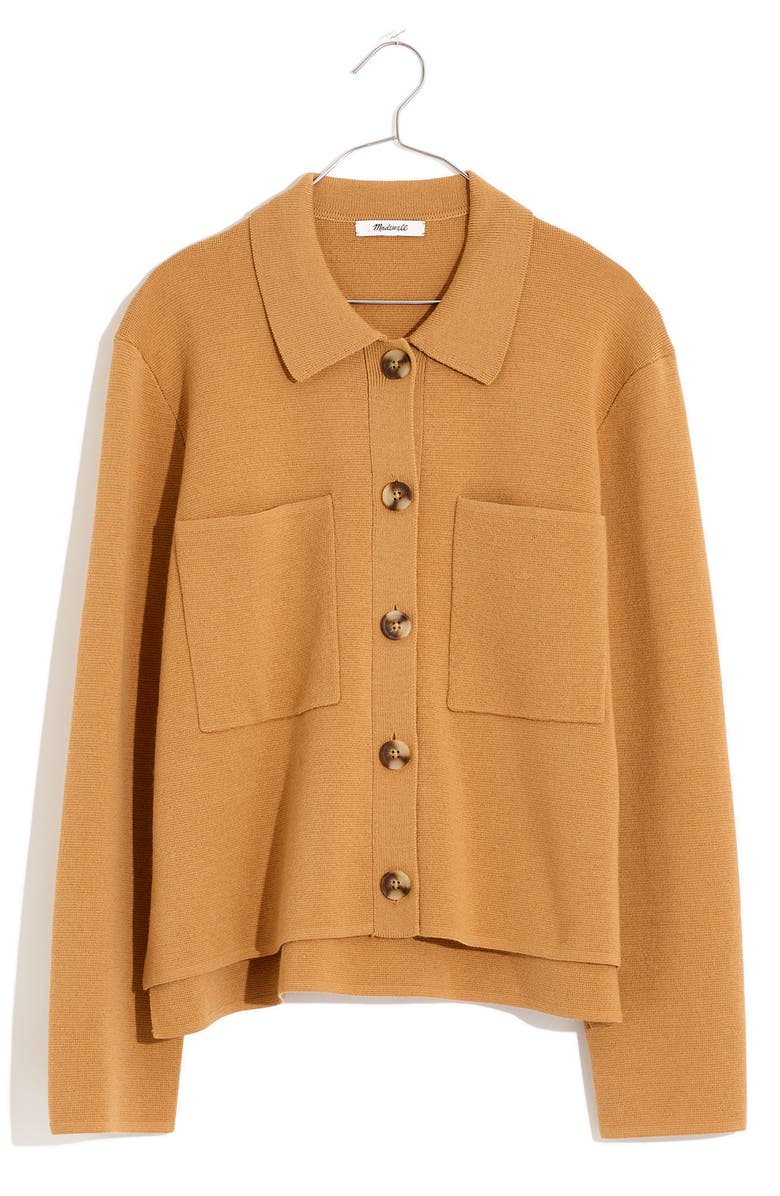 Madewell Chore Merino Wool Sweater Jacket, Alternate, color, 