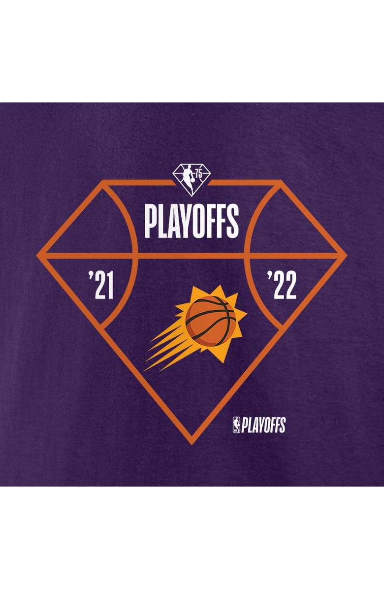 FANATICS Men's Fanatics Branded Purple Phoenix Suns 2022 NBA Playoffs Diamond Tip Off T-Shirt, Alternate, color, 