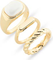NORDSTROM RACK Set of 3 Casual Rings