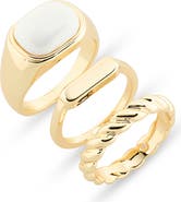 NORDSTROM RACK Set of 3 Casual Rings