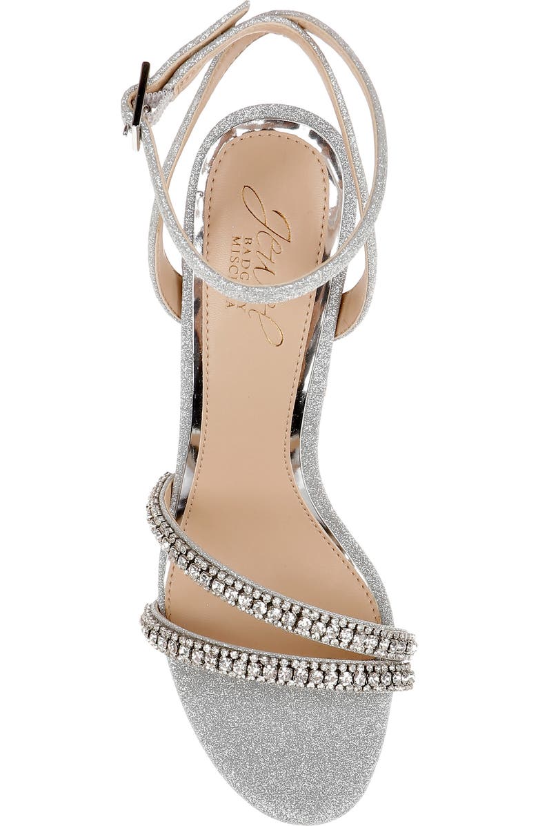 Jewel Badgley Mischka Rochel Platform Sandal, Alternate, color, Silver