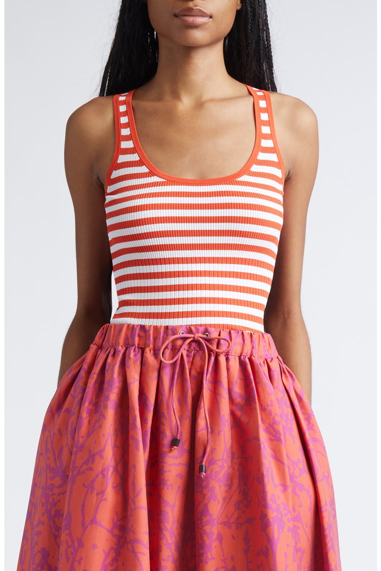 Ghiro Variegated Rib Tank, Main, color, CORAL