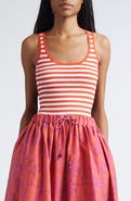 Max Mara Ghiro Variegated Rib Tank