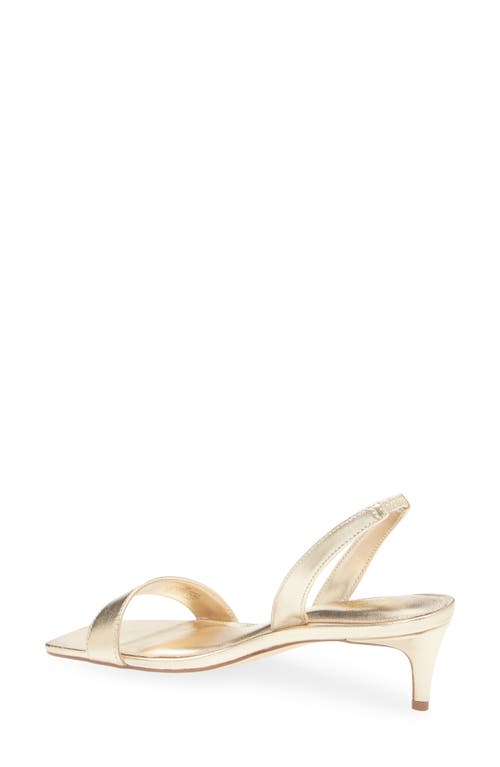 Lilly Pulitzer ® Cary Slingback Kitten Heel Sandal In Gold Metallic