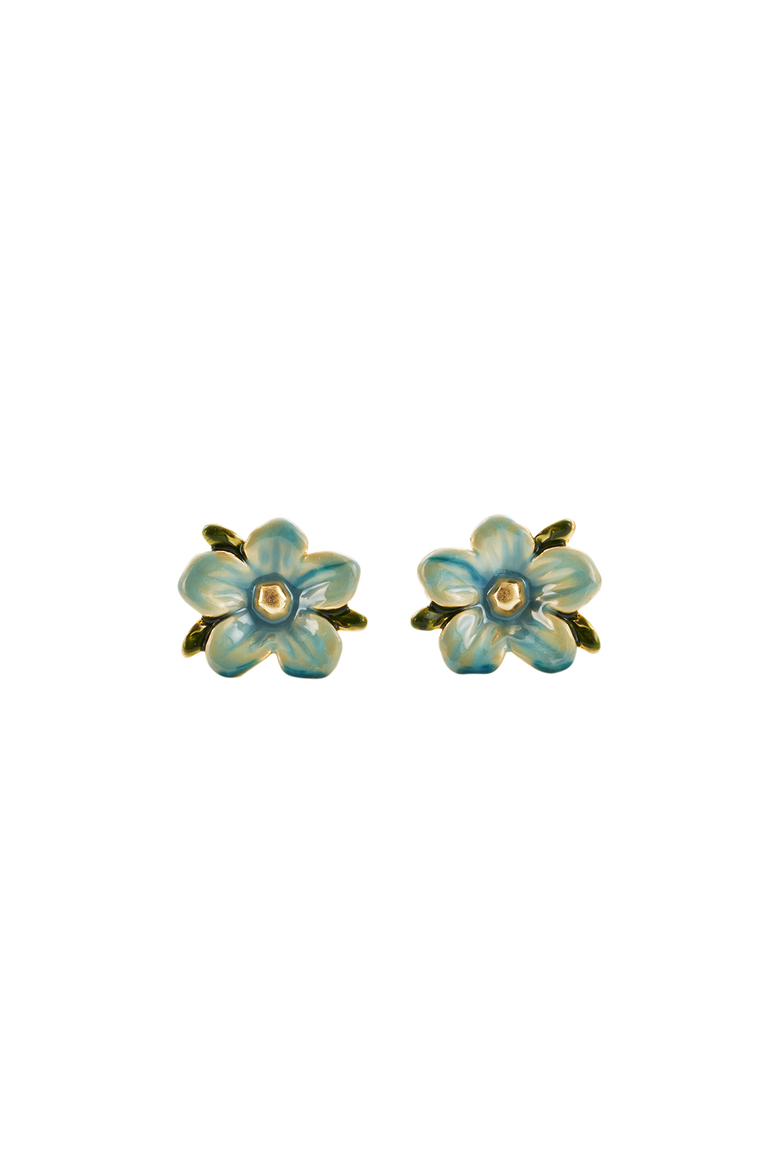 Forget Me Not Flora Stud Earrings, Main, color, Gold