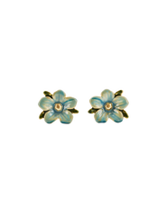 Fable England Forget Me Not Flora Stud Earrings
