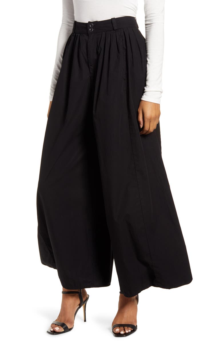 AG Hadley High Waist Pleated Culotte Pants, Main, color, 