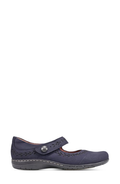 Rockport Cobb Hill Perry Mary Jane Ballet Flat In Dark Blue