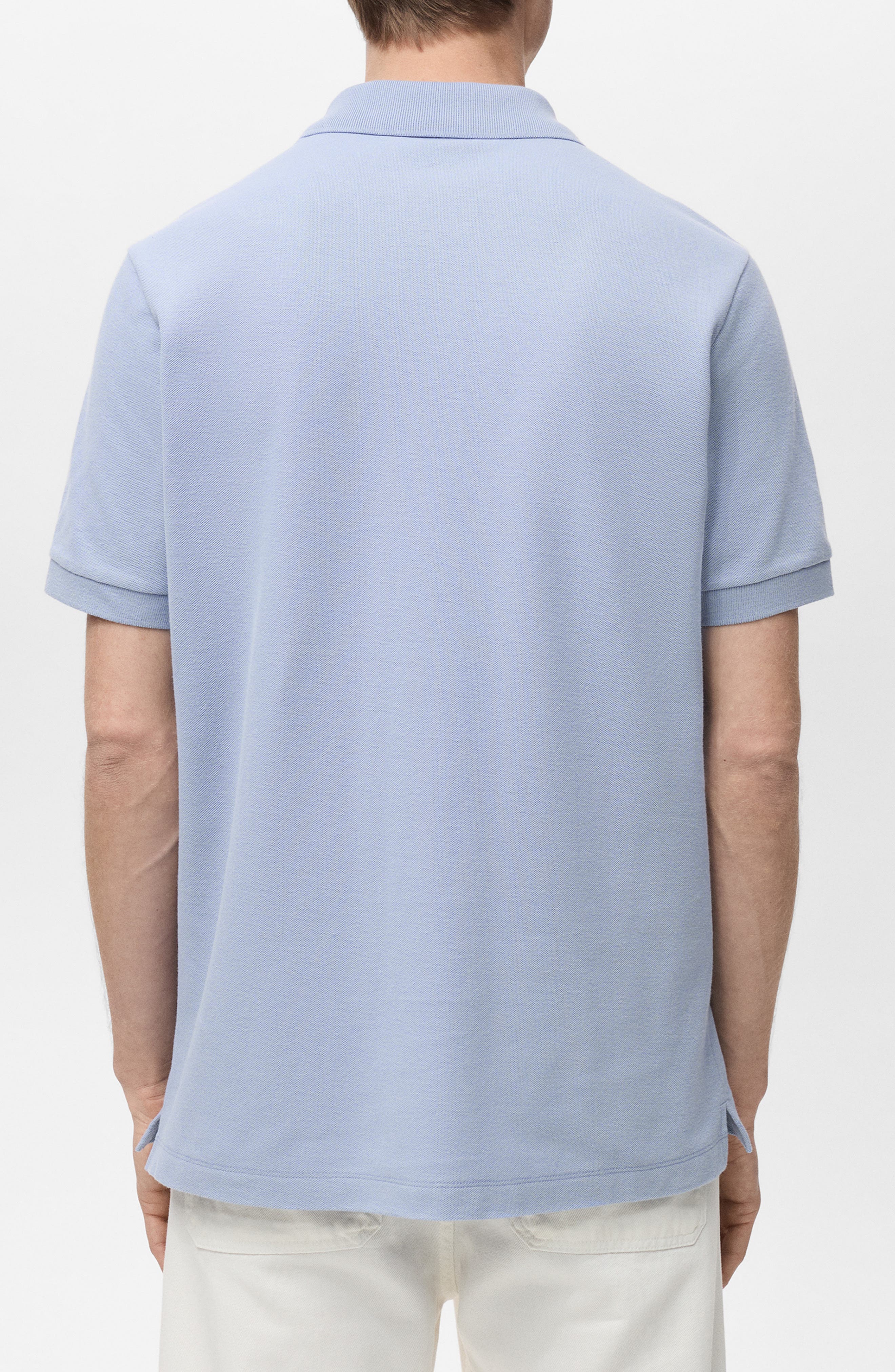 Regular Fit Cotton Pique Knit Polo - image 4