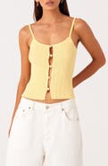 SNDYS Odessa Bead Lined Rib Camisole