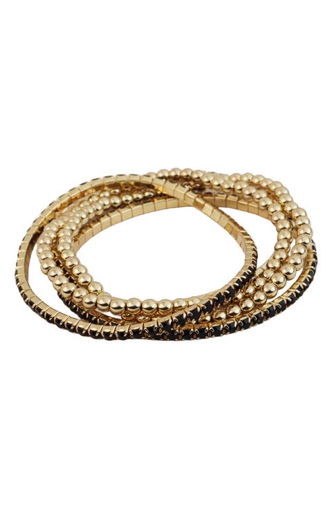 Crystal Stretch Bracelet Set