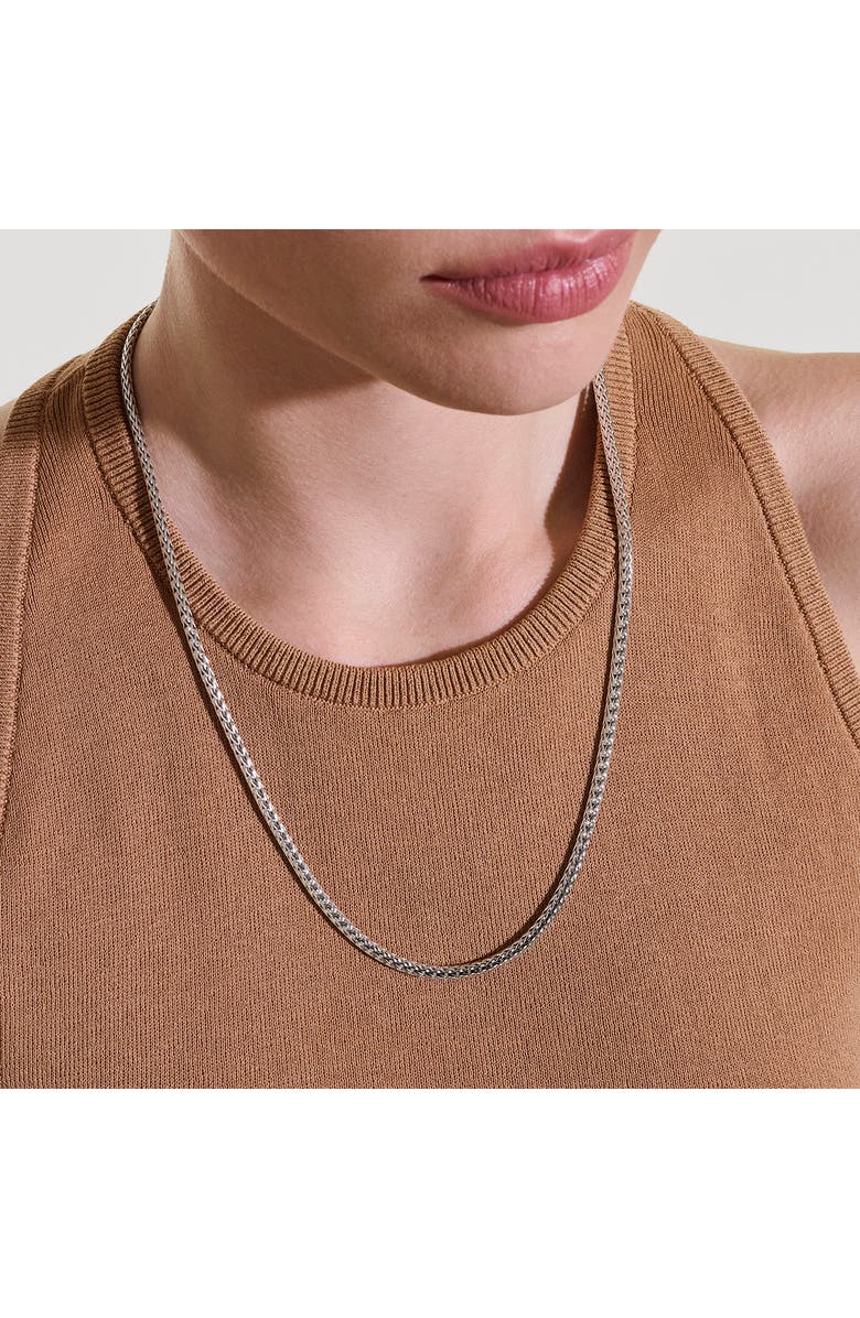 John Hardy Icon Necklace, Sterling Silver, 3.5mm, Alternate, color, Sterling Silver