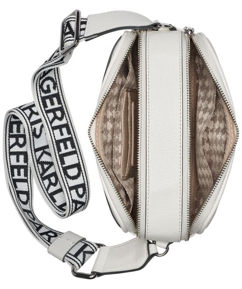 Karl Lagerfeld Paris Maybelle Crossbody In White