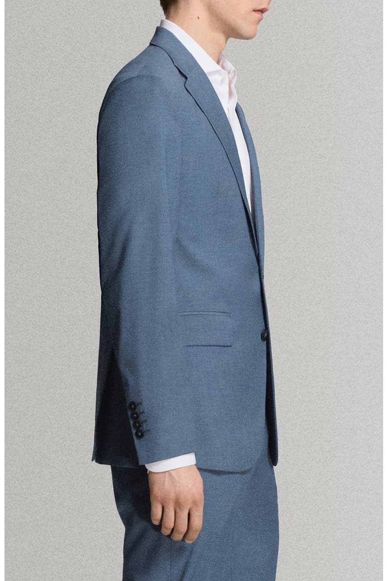 Milan Slim Fit Suit Jacket, Alternate, color, INDIGO BLUE