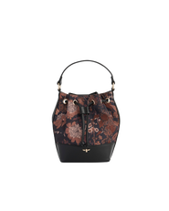 Fable England Deco Bloom Black Bucket Bag
