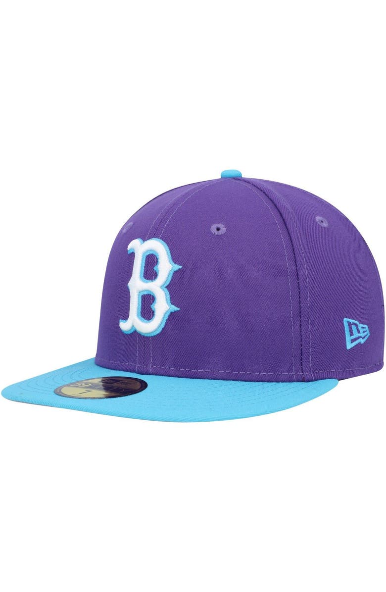 New Era Men's New Era Purple Boston Red Sox Vice 59FIFTY Fitted Hat, Alternate, color, Purple