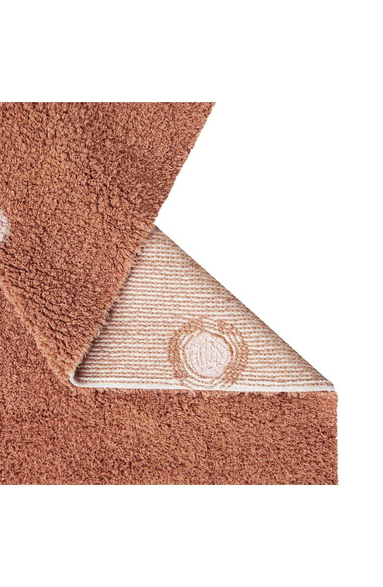 Lorena Canals Washable Rug Mini Dot, Alternate, color, Chestnut, Natural