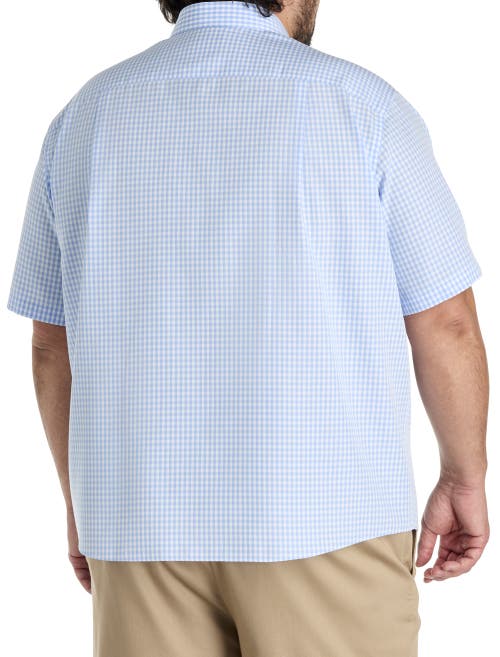 Untuckit Fit By Dxl Big & Tall Lawrence Grid-patterned Sport Shirt