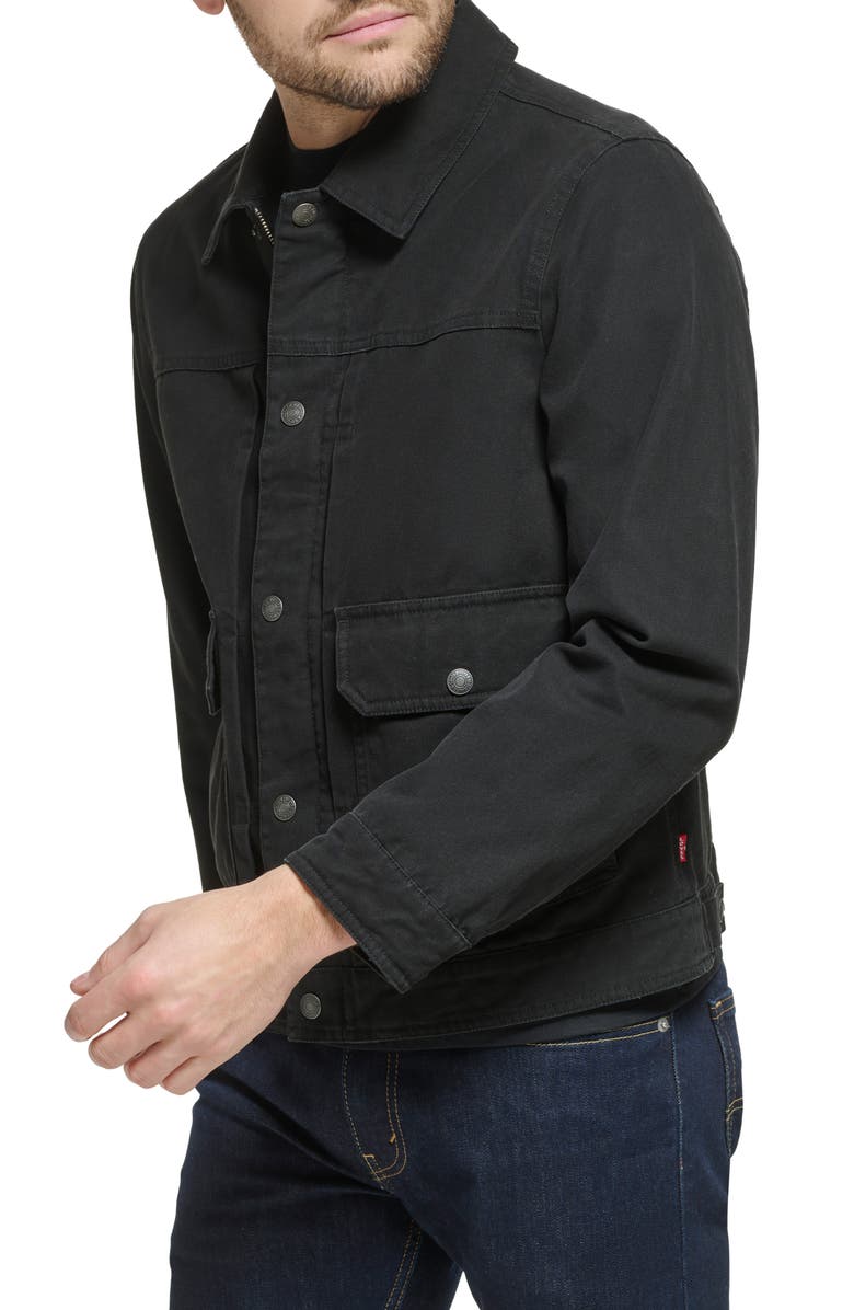 Levi's<sup>®</sup> Cotton Canvas Depot Jacket, Alternate, color,