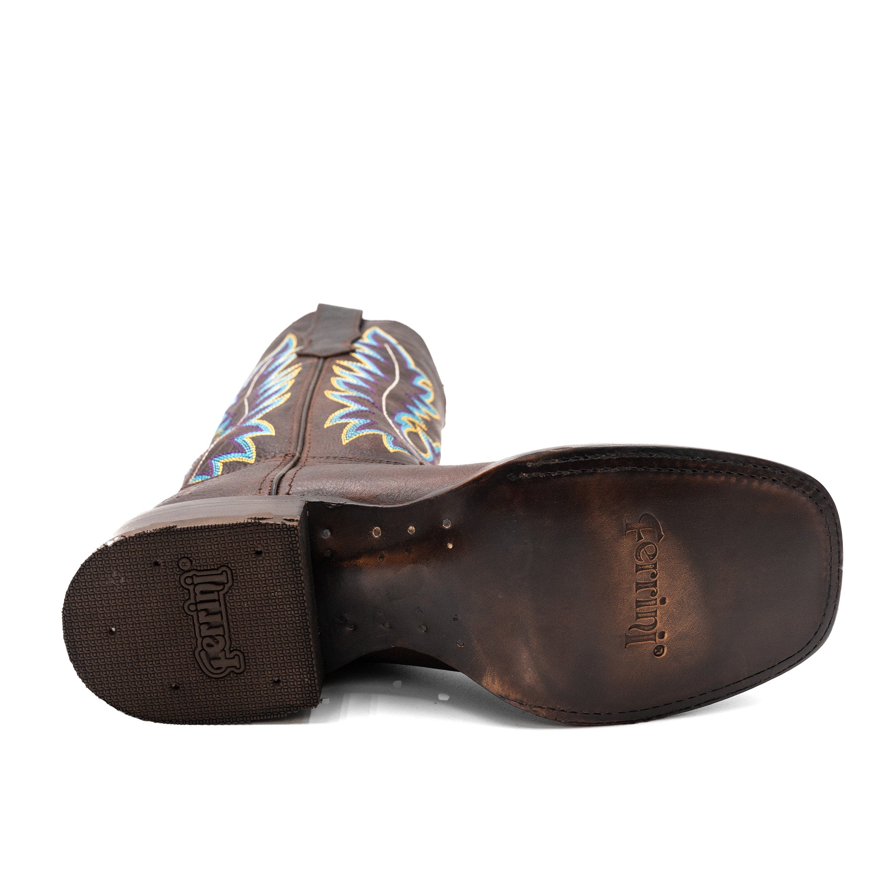 Ferrini Men's Chase Western Boot, Alternate, color, Chocolate