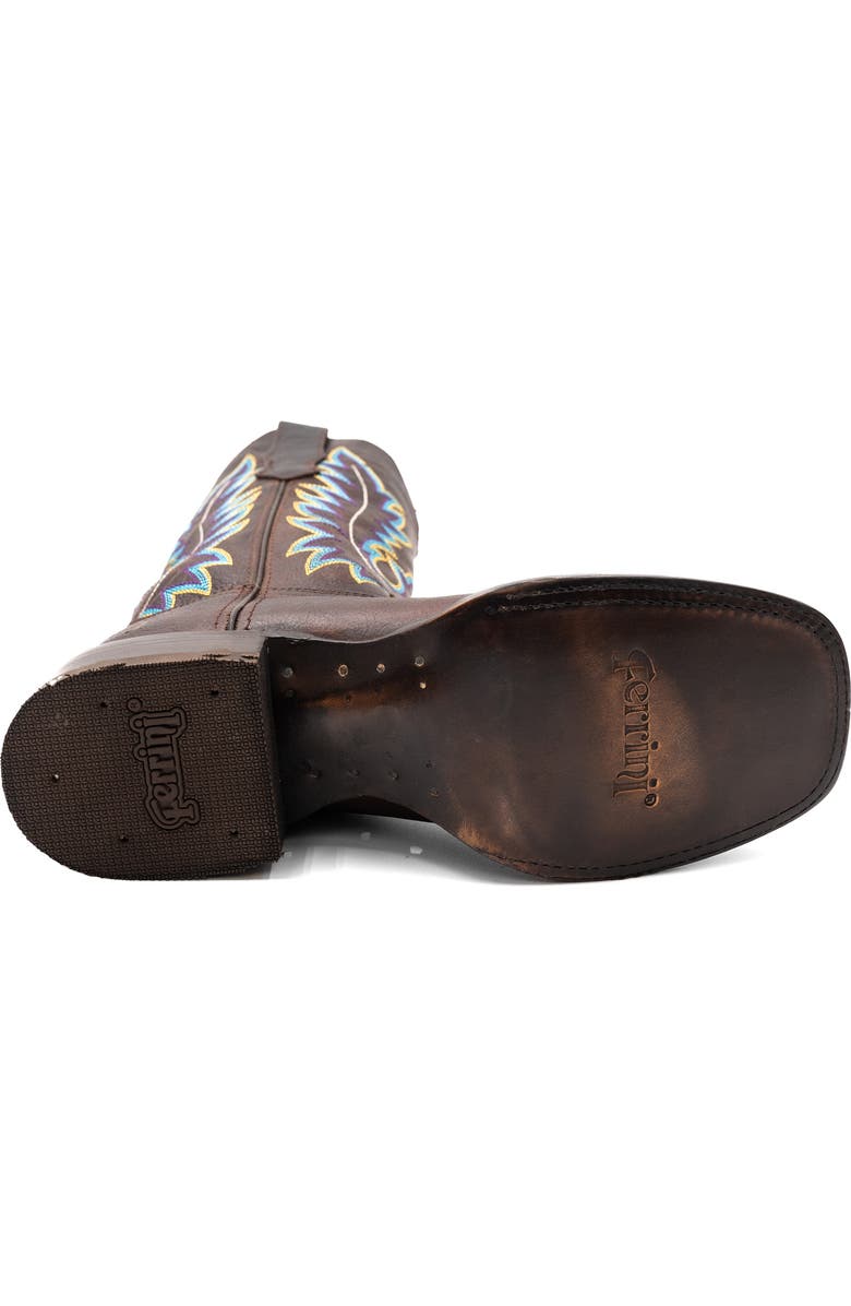 Ferrini Men's Chase Western Boot, Alternate, color, Chocolate