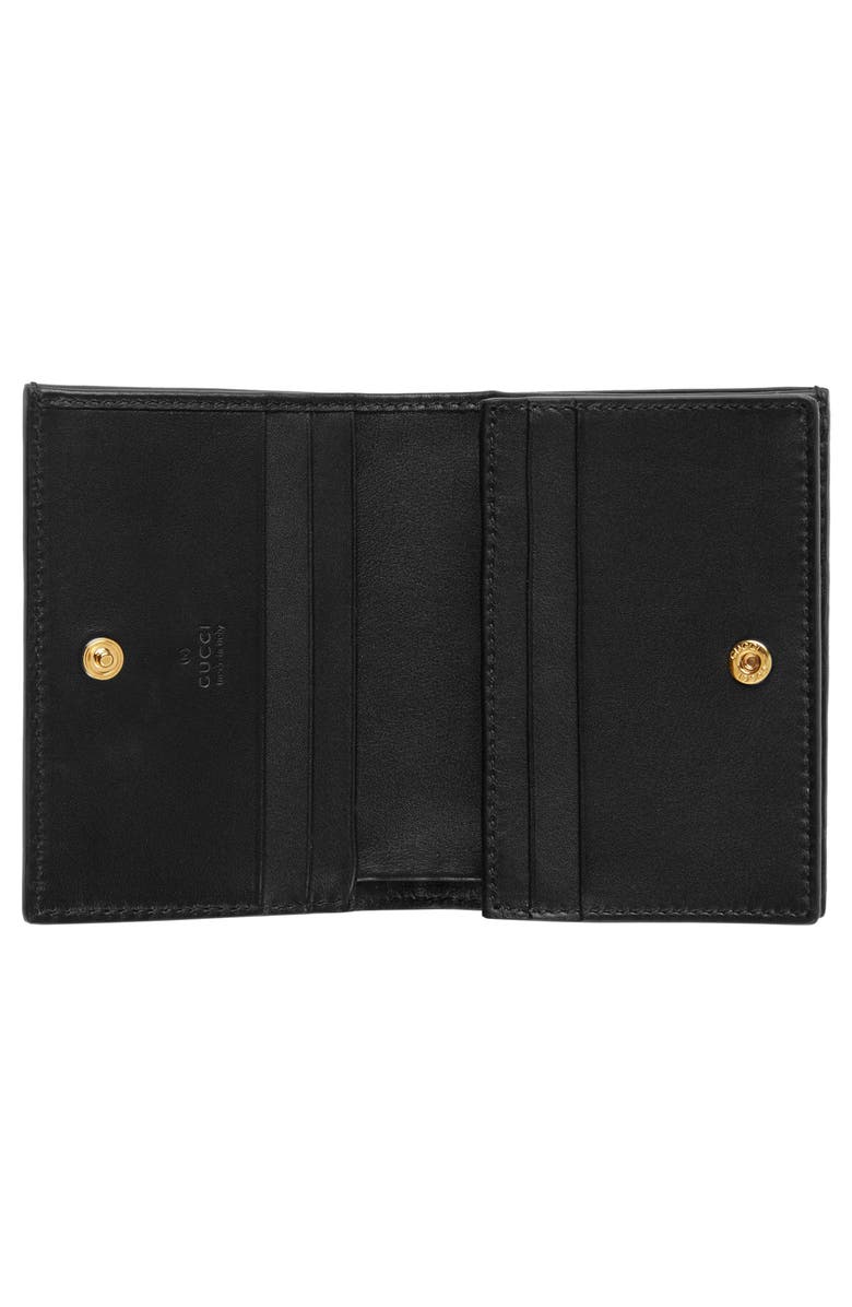 Gucci Ophidia Suede Card Case, Alternate, color,