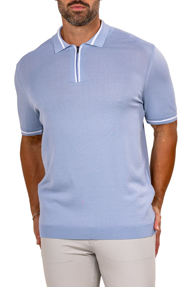 Marthy Blue Polo, Alternate, color, BLUE