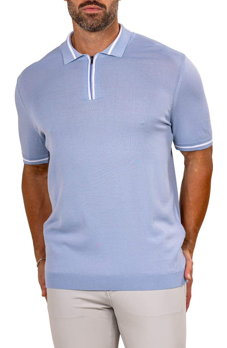 Maceoo Marthy Blue Polo, Alternate, color,