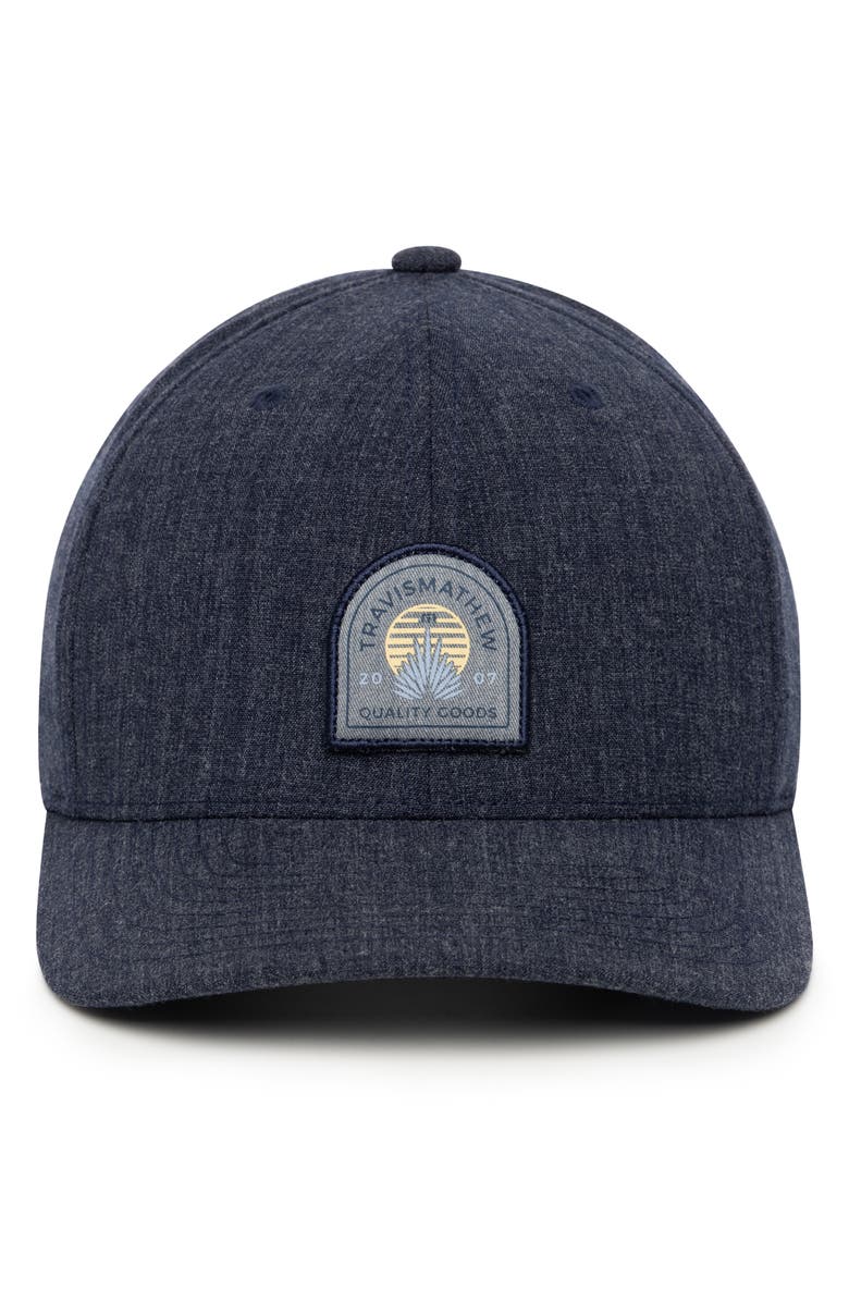 TravisMathew Festival Baseball Cap, Alternate, color, Dress Blues