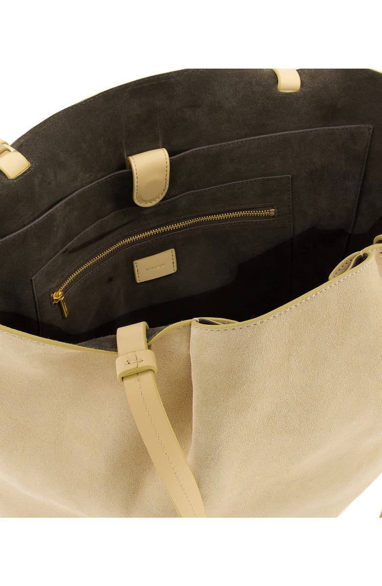 Vince Ava Leather Tote, Alternate, color, Maiz