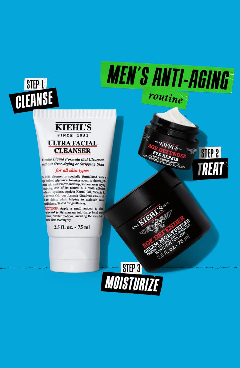 Kiehl's Since 1851 Men's Age Defending Skin Care Gift Set $117 Value, Alternate, color,