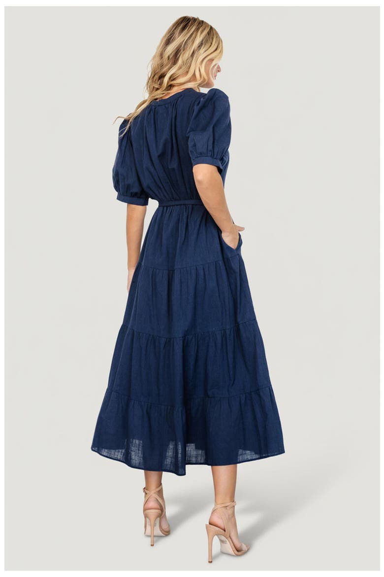 Camille Maxi Dress, Alternate, color, Navy