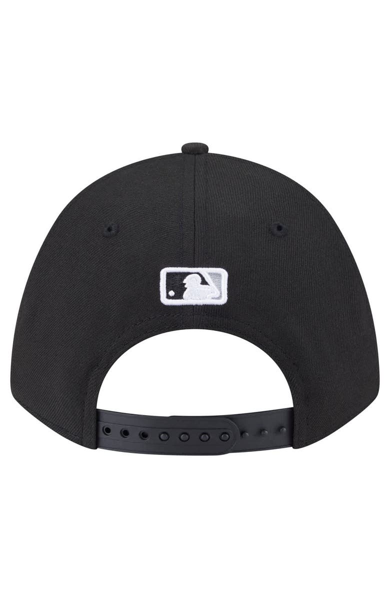 New Era Men's New Era Black Chicago White Sox 125th Anniversary 9FORTY Adjustable Hat, Alternate, color, Black
