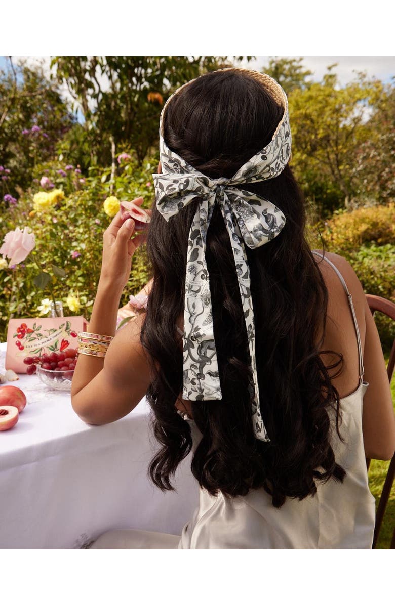 Fable England Tree Of Life Visor, Alternate, color, Beige