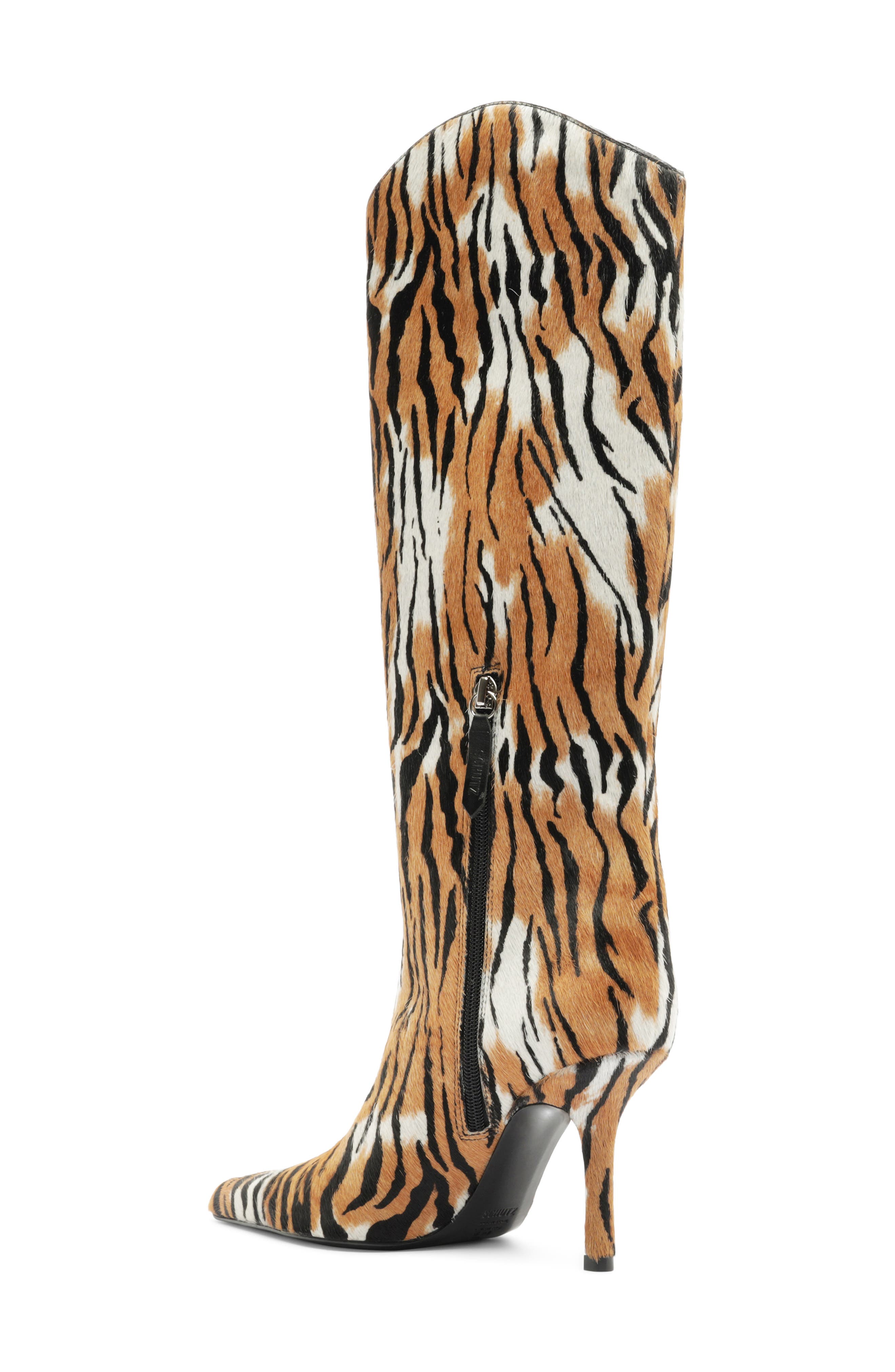 Mary Ellen Knee High Boot, Alternate, color, LEOPARD PRINT