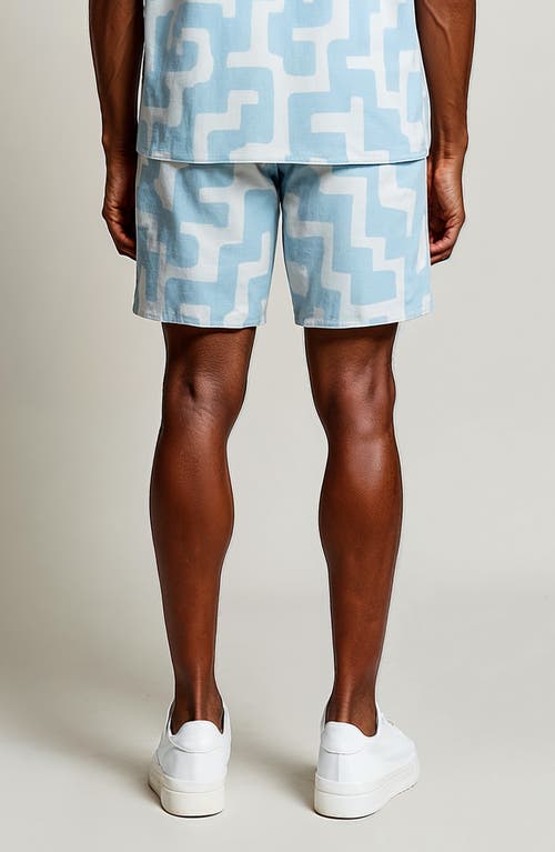D.rt Geometric Print Swim Trunks In Multi