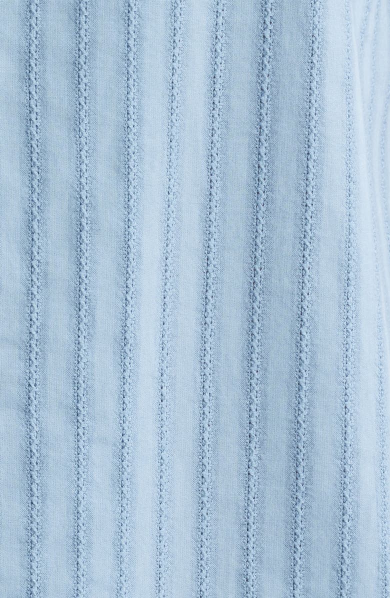Rails Sinclair Textured Stripe Cotton Camp Shirt, Alternate, color, Faded Blue