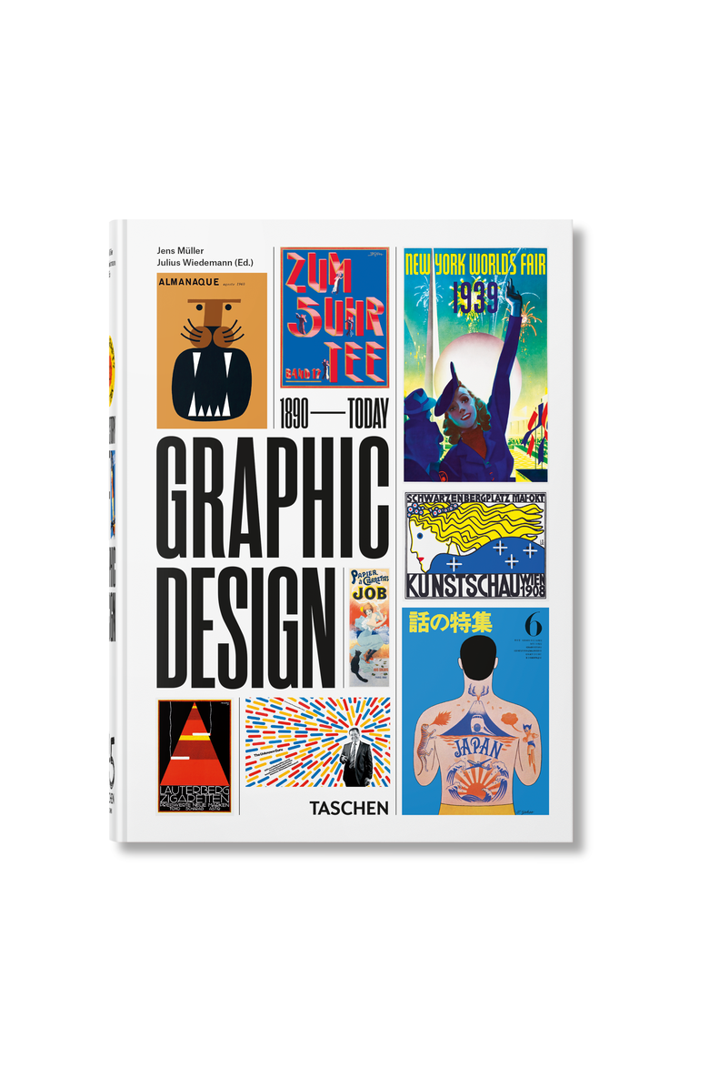 Taschen The History of Graphic Design. 45th Ed., Main, color, Multicolor
