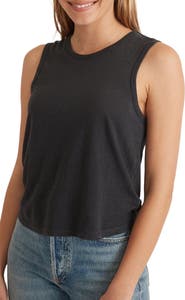 Marine Layer Crop Hemp & Cotton Tank