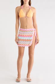Kulani Kinis Essential Scalloped Trim Cover-Up Sarong