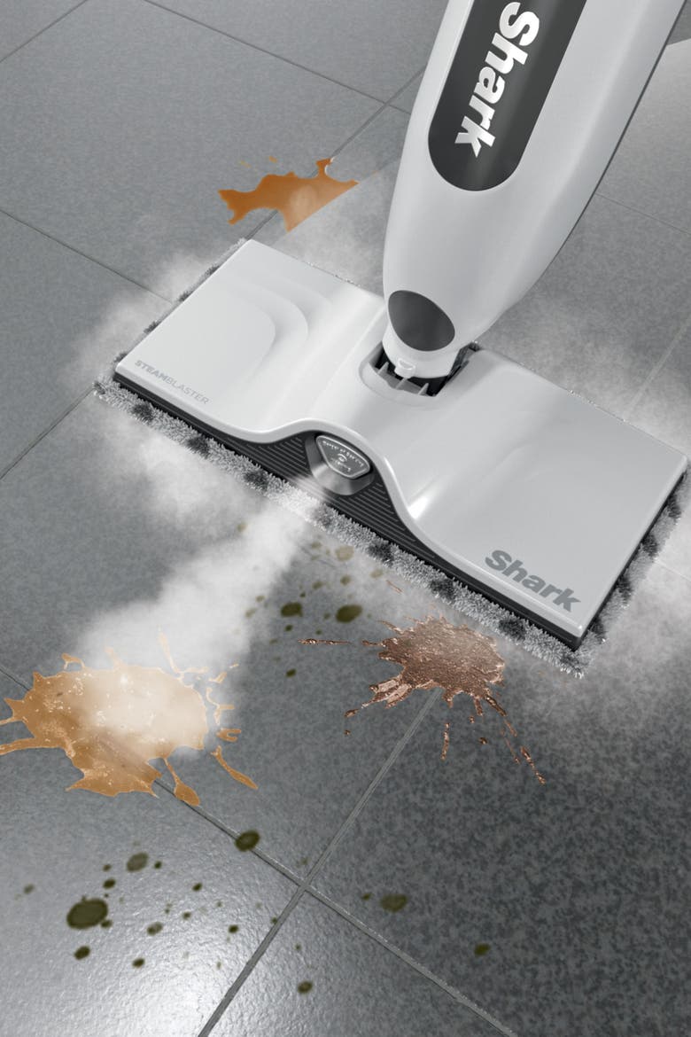 SteamSpot Steam Mop with Steam Blaster, Alternate, color, White & Poly Copper