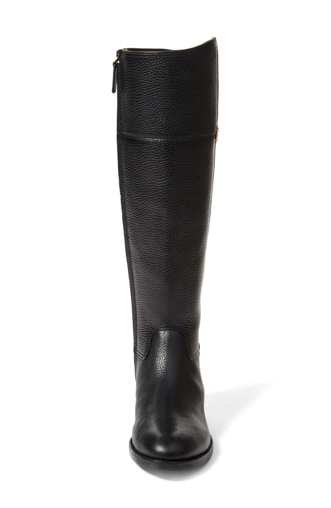 Tory Burch 'Jolie' Riding Boot, Alternate, color, 