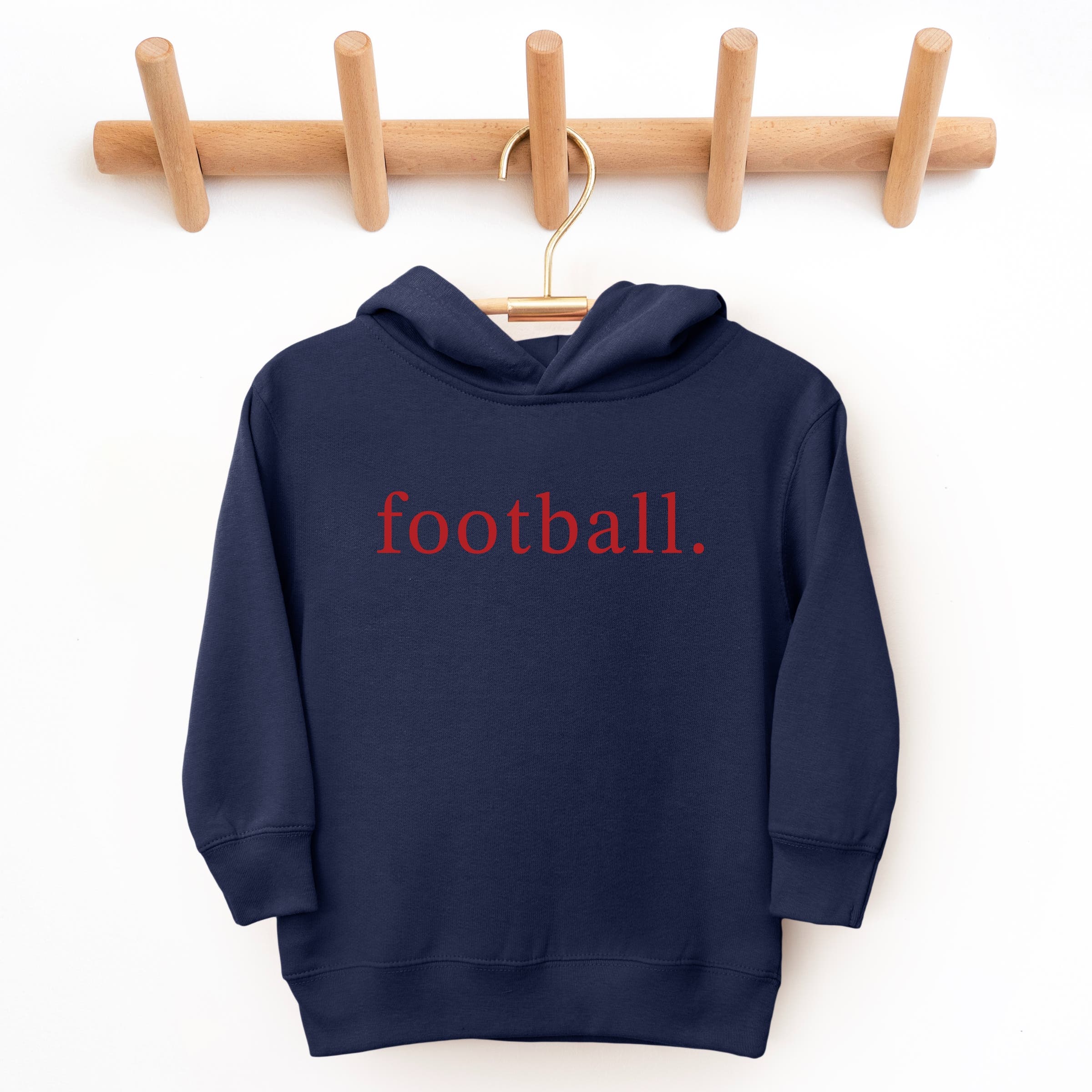 The Juniper Shop Football Typewriter Hoodie (Toddler) | Nordstrom